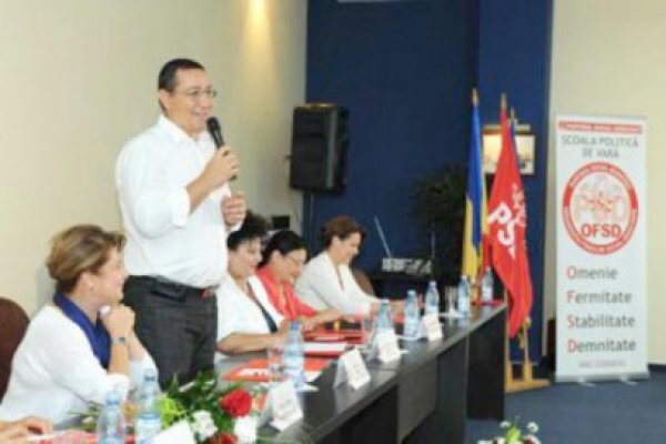 Şcoala de vară a femeilor social-democrate. Ce le-a transmis Ponta